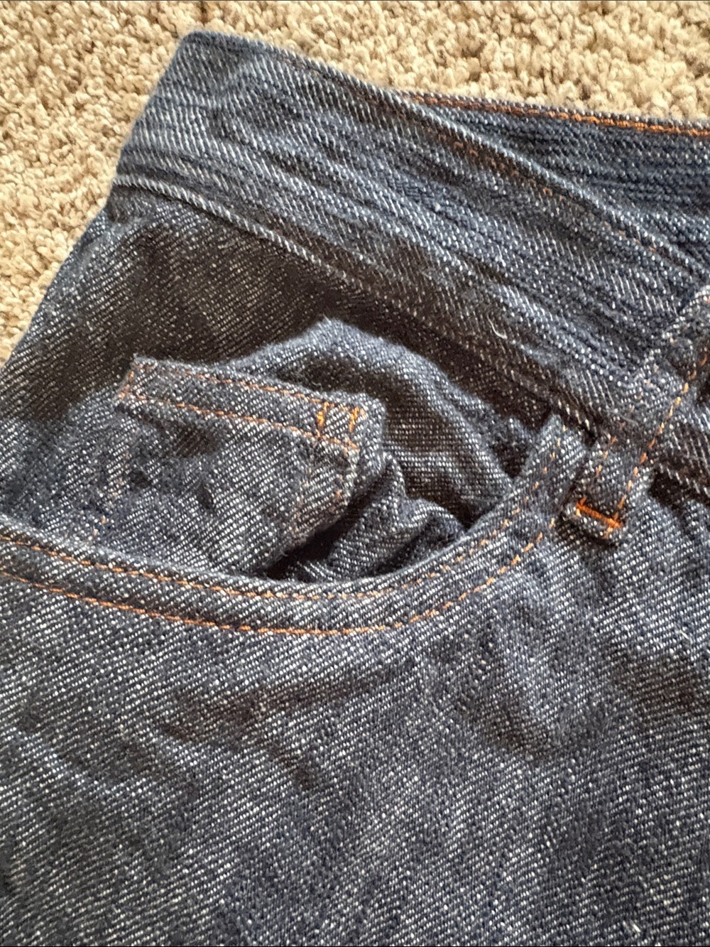 Zara Men's Navy Bootcut Jeans - Picture 3 of 9